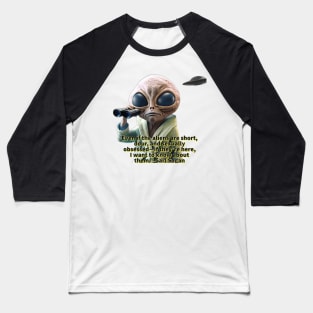 Carl Sagan on aliens Baseball T-Shirt